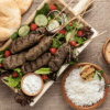 Grilled Beef Kefta Kebab