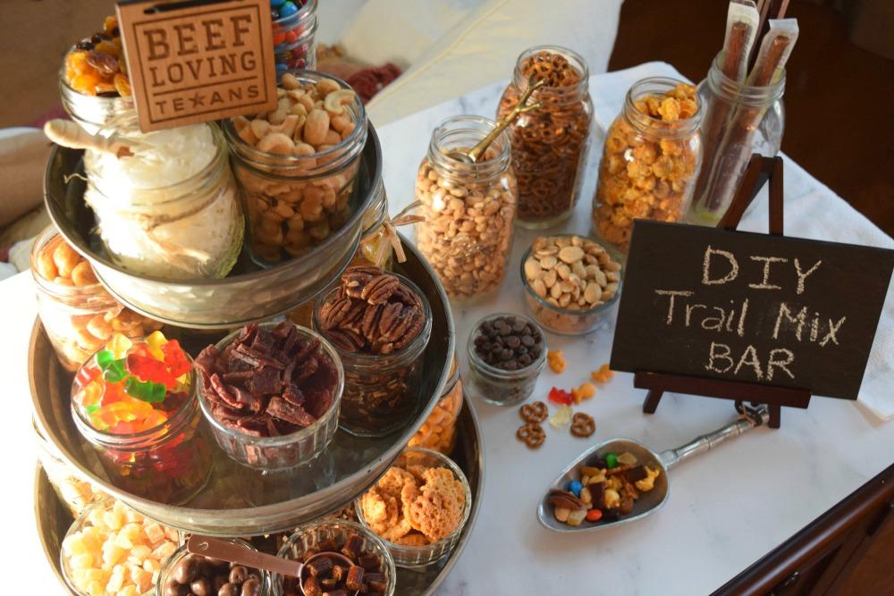 Make Your Own Trail Mix Bar for Game Day Entertaining, Beef Loving Texans