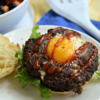 Egg-in-the-Hole Breakfast Burger