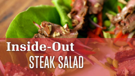 How to Make an Inside Out Steak Salad