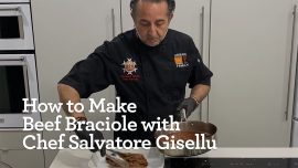 Chef Salvatore Gisellu Shares His Family’s Beef Braciole Recipe