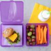 Easy Bento Box Lunches with Beef & Veggie Sliders