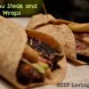 Lunch On-The-Go: Mu Shu Steak and Apple Wraps