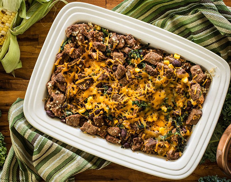 BBQ Beef Quinoa Casserole | Beef Loving Texans | Beef Loving Texans is your one-stop information cen