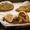 Beef & Sweet Potato Empanadas with Avocado Cream Sauce