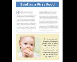 Beef as a First Food