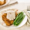 Low-Cal Chicken Fried Steak & Cream Gravy