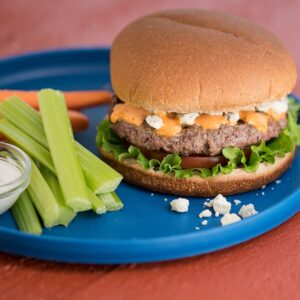 Saucy Blue Cheese Burger