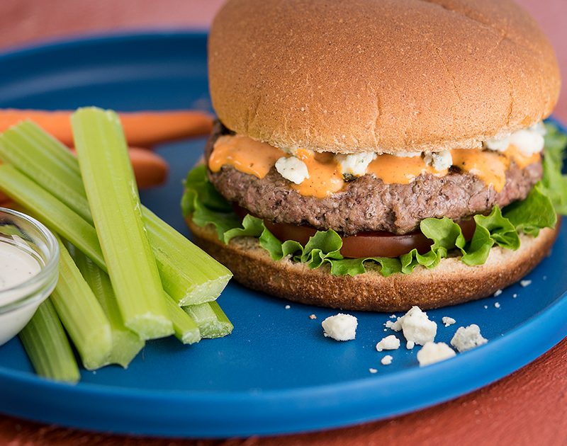 Saucy Blue Cheese Burger | Beef Loving Texans | Beef Loving Texans is your one-stop information cent