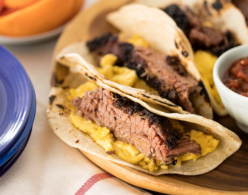 Smoked Brisket Breakfast Tacos | Beef Loving Texans | Beef Loving Texans is your one-stop informatio