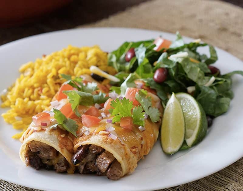 Stevenson Family Steak Enchiladas | Beef Loving Texans | Beef Loving Texans is your one-stop informa