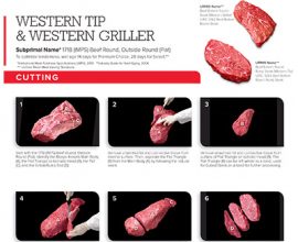 Bottom Round - Western Tip & Western Griller Steak Cutting Guide