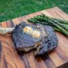 Ribeye with Browned Garlic Butter