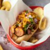 Brisket Chili Sausage Dog