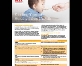 Feeding Tips For Healthy Infant Growth