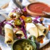 Slow Cooker Shredded Beef Flautas