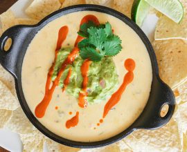 Tex Mex Queso with Grilled Steak