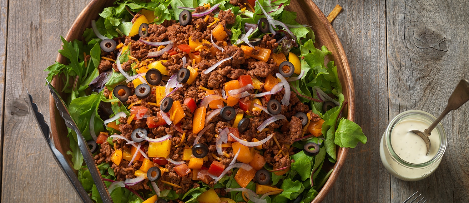 Texas Taco Salad | Beef Loving Texans | Beef Loving Texans is your one-stop information center for b