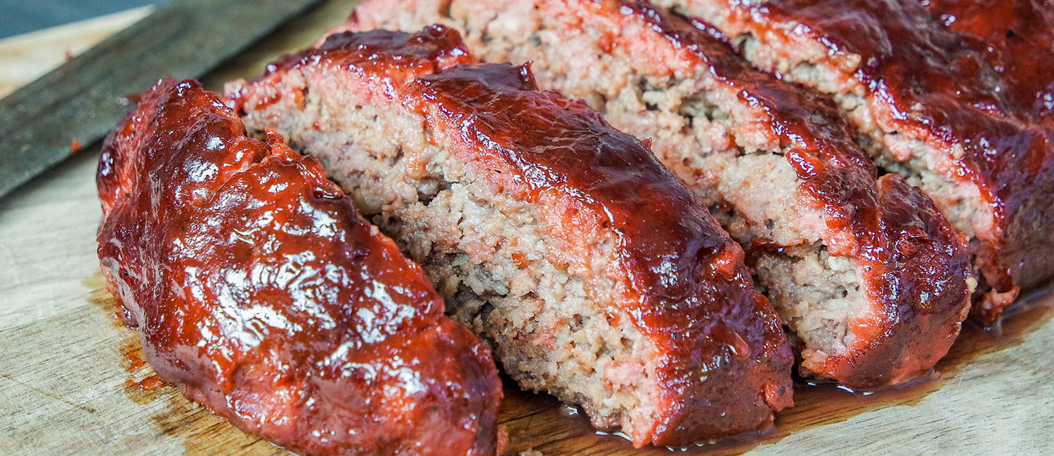 Smoked Meatloaf with BBQ Glaze