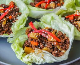 Beef San Choy Bao (Chinese Lettuce Cups )