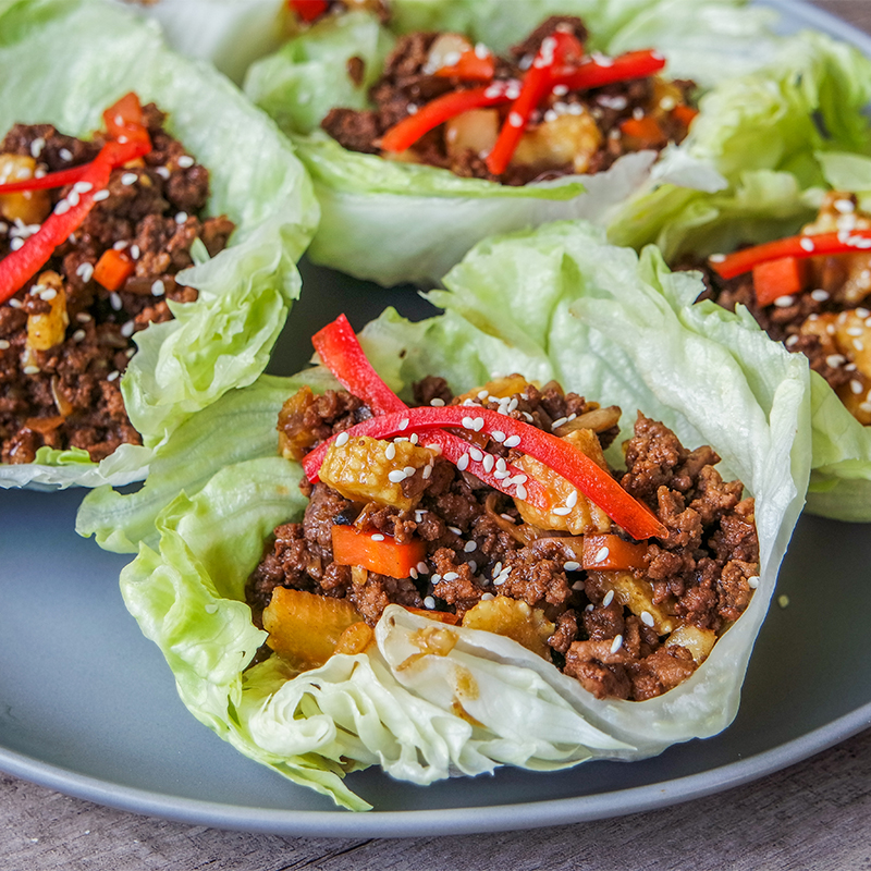 Beef San Choy Bao (Chinese Lettuce Cups )
