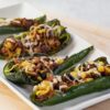 Air Fryer Tex Mex Beef Stuffed Poblanos