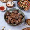 Air Fryer Za'atar Beef Bites with Tahini Sauce