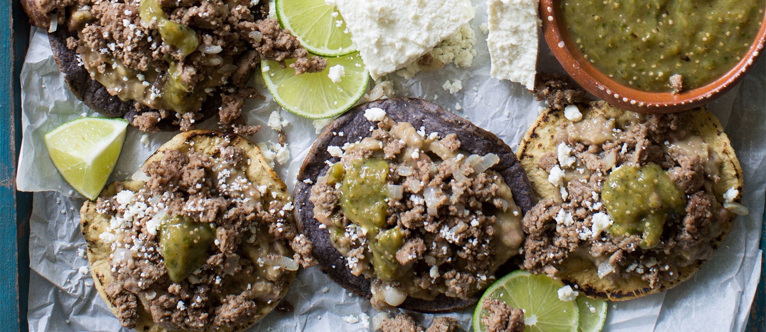 Cumin Lime Ground Beef Tostadas | Beef Loving Texans | Beef Loving Texans is your one-stop informati