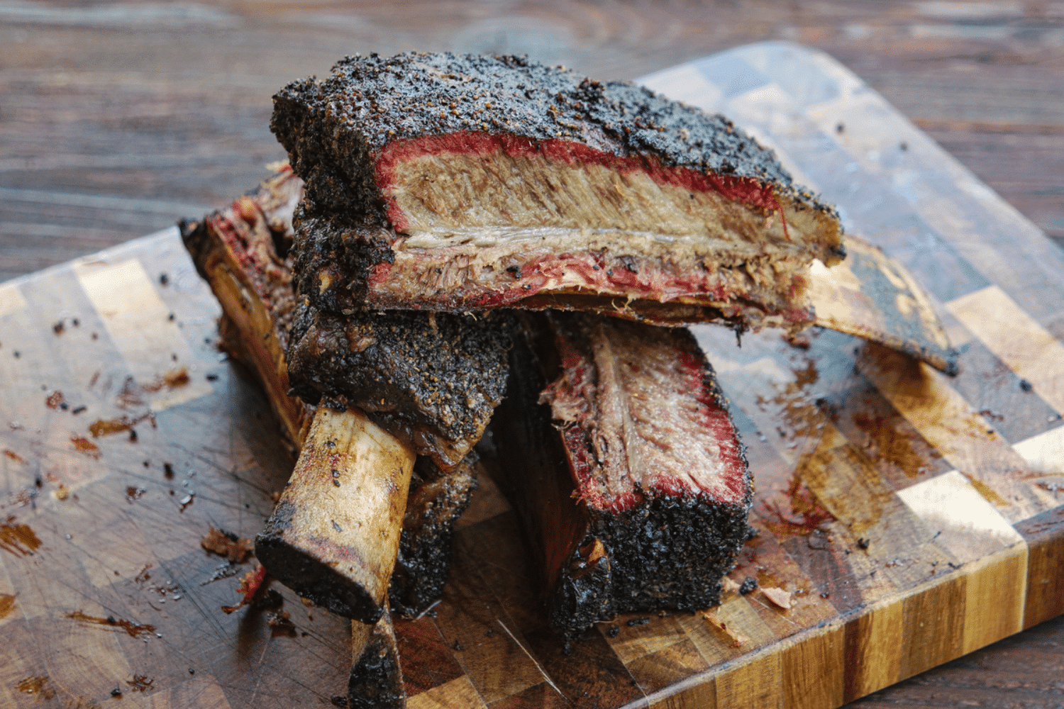 Smoked Chuck Beef Ribs