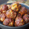 Grilled Jalapeño Cheddar Meatballs