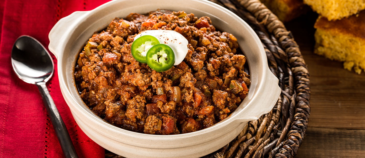Texas Red Chili, Beef Loving Texans