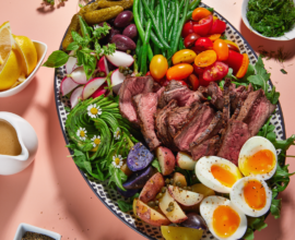 Beef Strip Steak Salad with Spring Vegetables