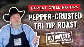 How to Make Pepper-Crusted Tri Tip Roast with Johnny Stewart