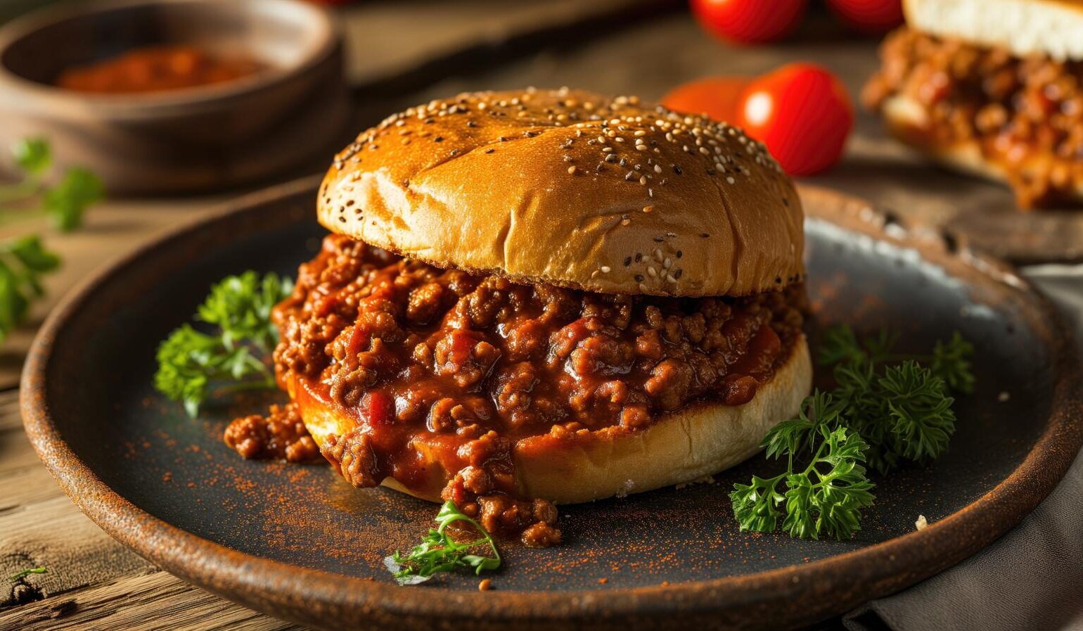 Asian-Style Sloppy Joes with Cabbage Slaw