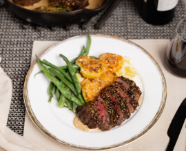 Cast-Iron Steak Au Poivre