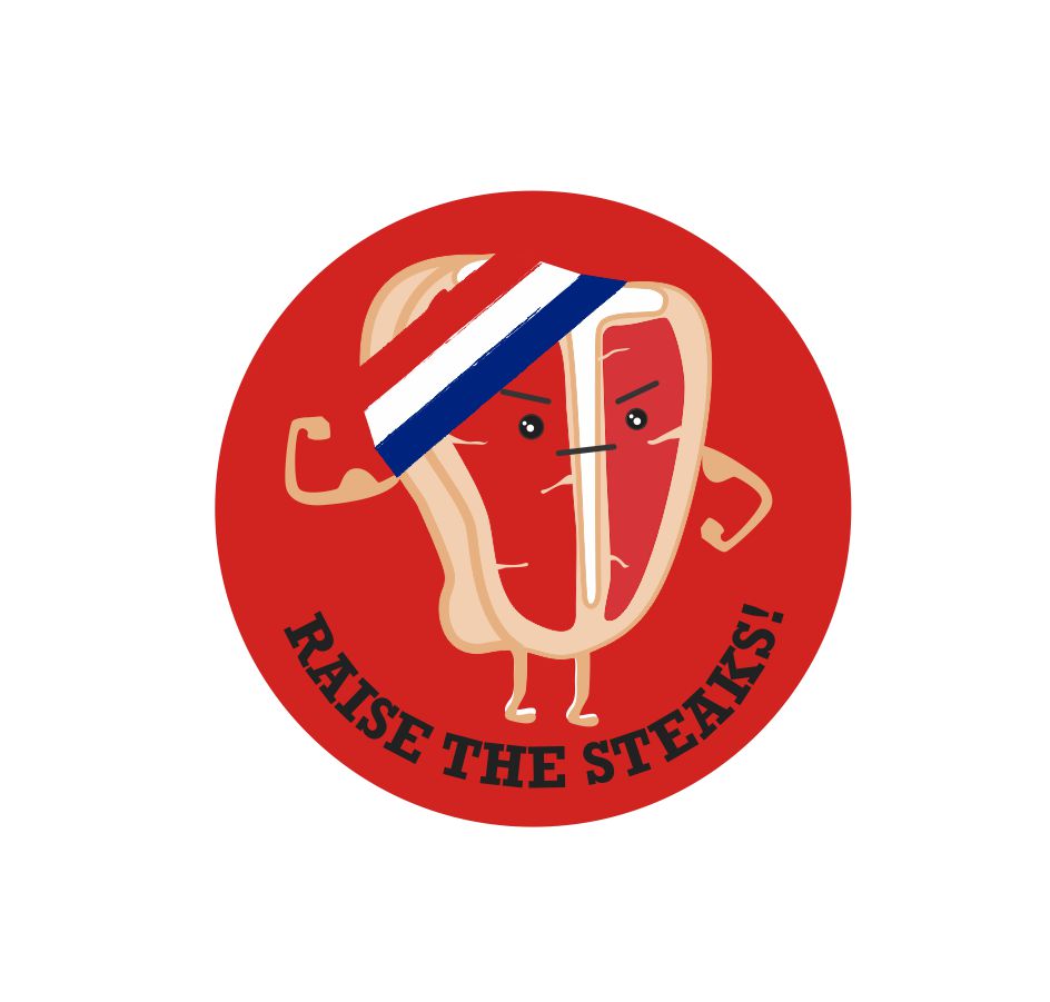 Raise the Steaks Sticker