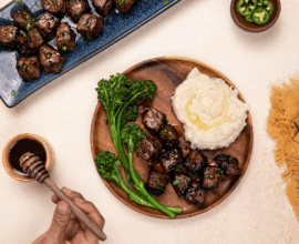Texas Hot Honey Steak Bites