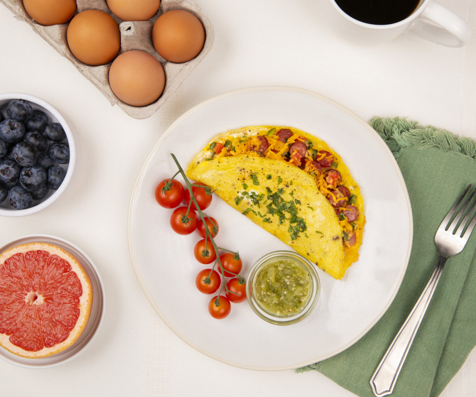 Machacado-Style Beef Omelet