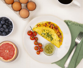 Machacado-Style Beef Omelet