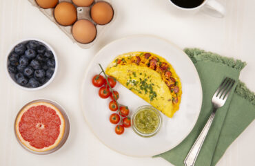 Machacado-Style Beef Omelet