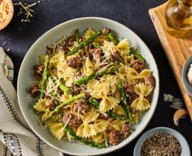 Beef & Asparagus Pasta Toss